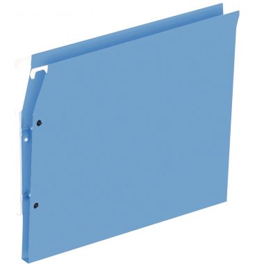 Paquet de 25 dossiers suspendus pour armoire dos 15 mm, coloris bleu