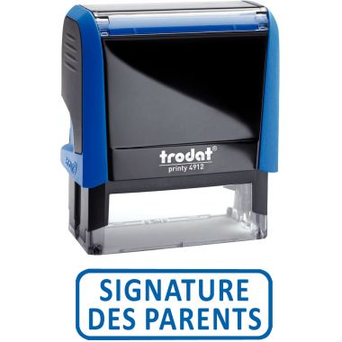 X-Print "Signature des parents"