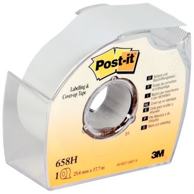 Ruban Post-it repositionnable 25mmx17,7m