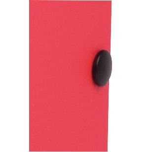 Boite de classement en polypropylène MEMPHIS dos 8 cm, rouge