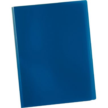 Protège-documents couverture souple en polypropylène 20 vues, bleu