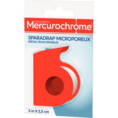 Sparadrap microporeux 5mx2,5cm