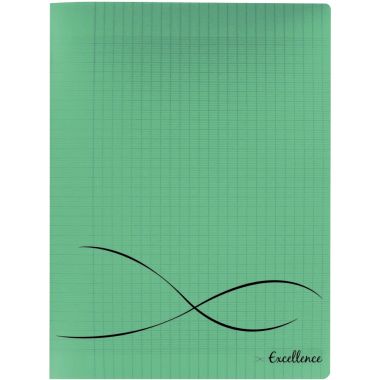 Cahier polypro vert 96 p - 21x29 cm - EXCELLENCE