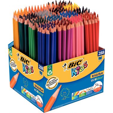 Classpack de 208 crayons de couleur Évolution dont 80 gratuits