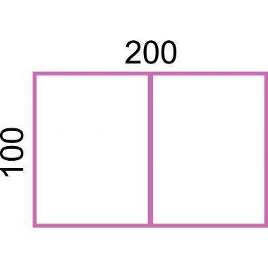 Tableau blanc triptyque émaillé 100x400cm