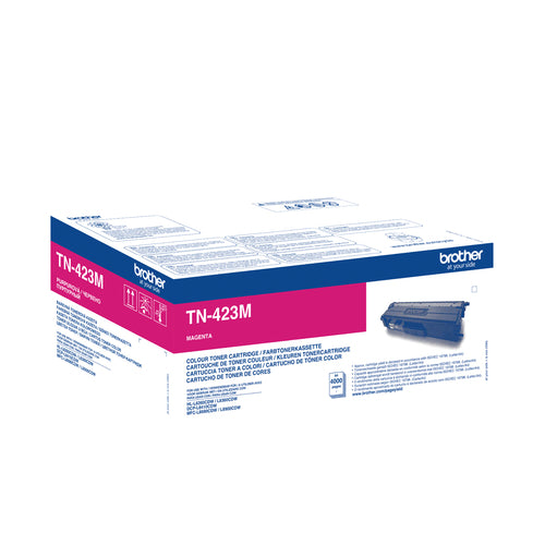 Brother TN423M toner laser magenta haute capacité authentique