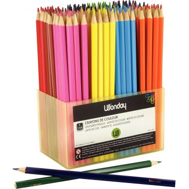 Classpack de 144 crayons de couleur standard assortis