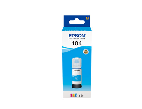 Epson 104 flacon d'encre cyan authentique (T00P240)