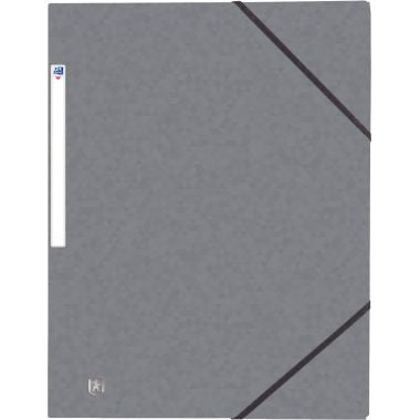 Chemise 3 rabats à élastiques - en carte lustrée gris - OXFORD