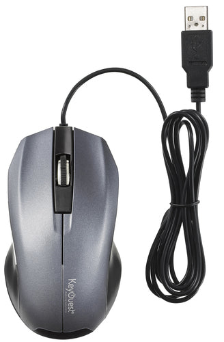 Souris filaire optique KeyOuest Expert couleur gris