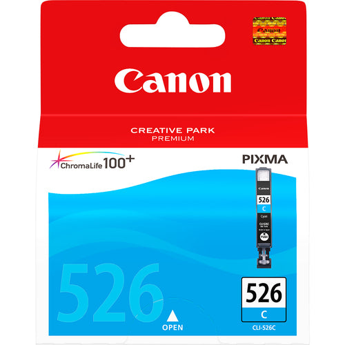 Canon 526 cartouche jet d'encre cyan authentique (CLI526C)