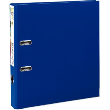 Classeur à levier PREM'TOUCH format A4+, dos 8 cm, bleu foncé