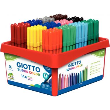 Classapack de 144 feutres Turbo Color assortis