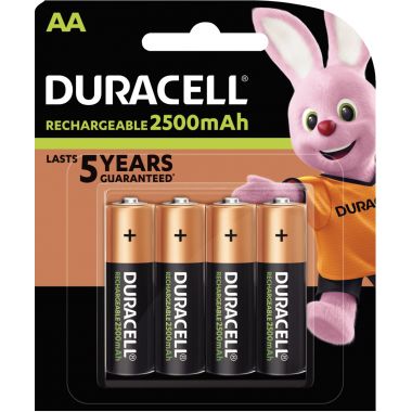 Blister de 4 accu DURACELL AA2500A ULTRA POWER