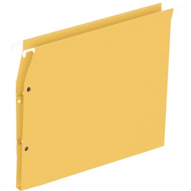 Paquet de 25 dossiers suspendus pour armoire, dos 15 mm, coloris jaune