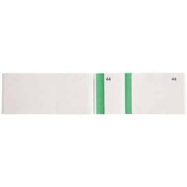 Lot de 10 blocs numérotés à souches 1 souche, coloris vert