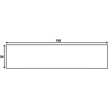 Boîte de 1 000 étiquettes d'affranchissement 150x39 mm