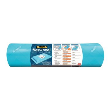 Rouleau d'expédition bulle auto-adhésif FLEX&SEAL 38cm x 3m