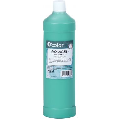 Flacon 1 L de gouache liquide économique O'COLOR coloris vert foncé