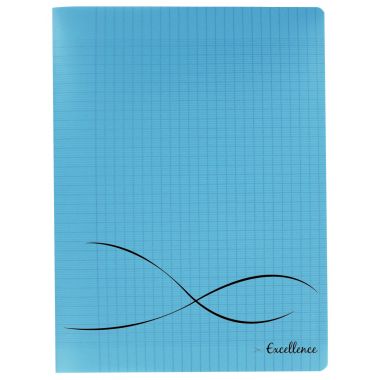 Cahier polypro bleu 96 p - 24x32cm - EXCELLENCE