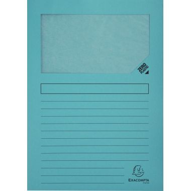 Paquet de 100 pochettes coin papier FOREVER 130g, bleu clair