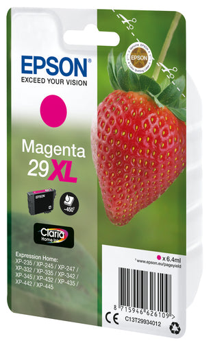 Epson FRAISE / 29XL cartouche jet d'encre magenta haute capacité authentique (T299340)