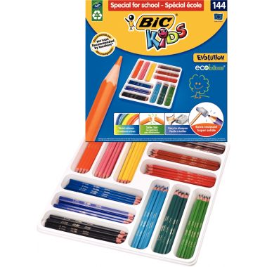 Classpack de 144 crayons de couleur Évolution assortis