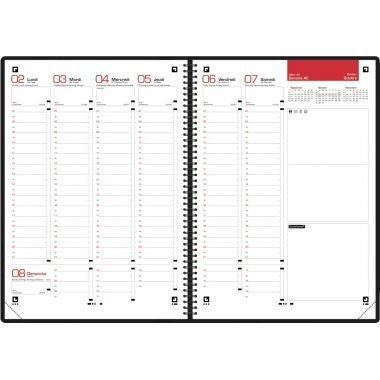 Agenda semainier Office 21x29,7cm gris