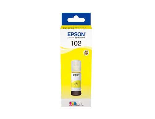 Epson 102 flacon d'encre jaune authentique (T03R440)