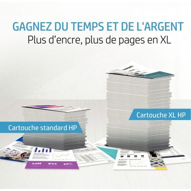 HP 953XL cartouche d'encre cyan grande capacité authentique (F6U16AE)