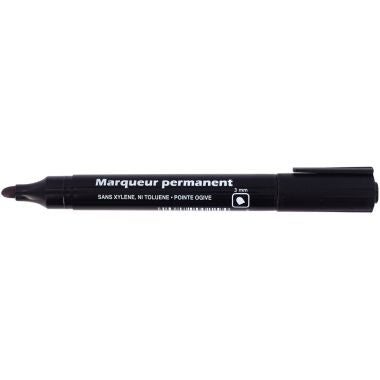 Marqueur permanent pointe ogive 3mm noir