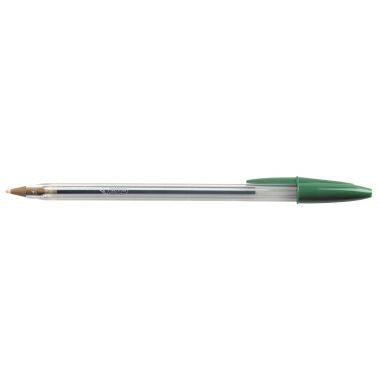 Stylo bille Cristal pointe moyenne vert - BIC