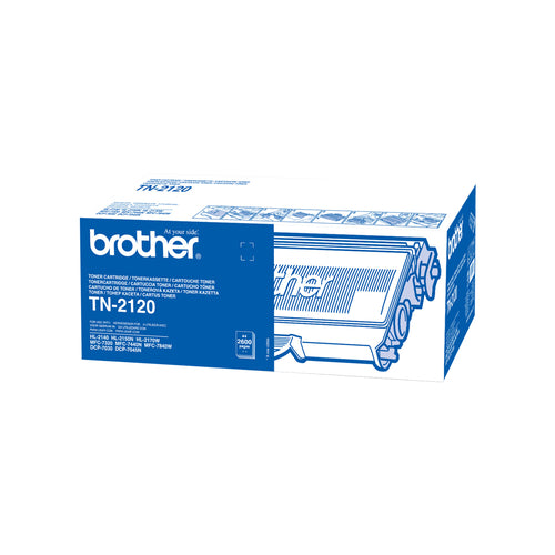 Brother TN2120 toner laser noir haute capacité authentique