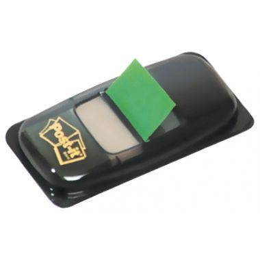 Carte de 50 index post-it repositionnables format 25,4 x 43 mm vert