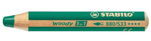 Crayon de couleur Woody vert foncé