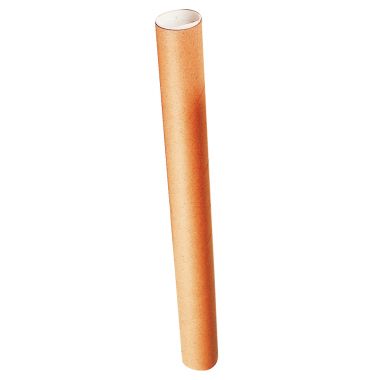 Tube en carton diamètre 5cm longueur 53cm avec 2 embouts