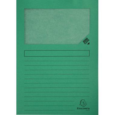 Paquet de 100 pochettes coin papier FOREVER 130g, vert