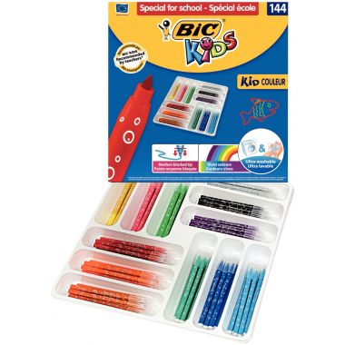 Classpack de 144 feutres Kid Couleur assortis