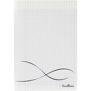 Cahier polypro transparent 96 p - 24x32cm - EXCELLENCE