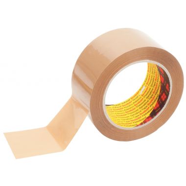 Lot de 6 rouleaux adhésifs en polypropylène havane 100mx50mm