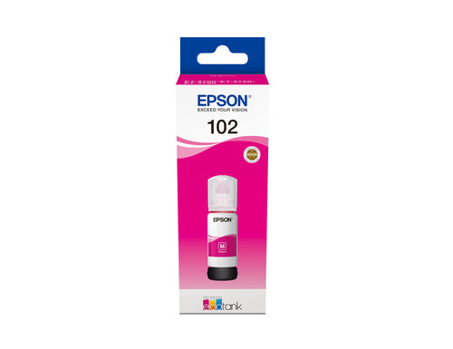 Epson 102 flacon d'encre magenta authentique (T03R340)