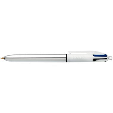 Stylo bille 4 Couleurs Shine silver