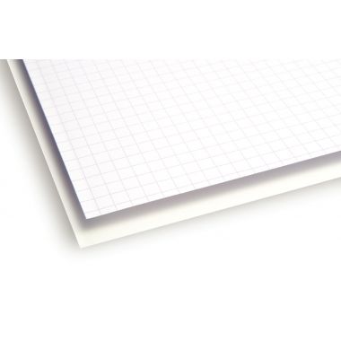 Paquet de 125 feuilles bristol, format : 50 x 65 cm, 205 grammes, uni blanc