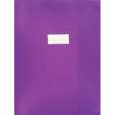 Protège-cahier épaisseur 21/100ème 24x32cm PVC coloris violet