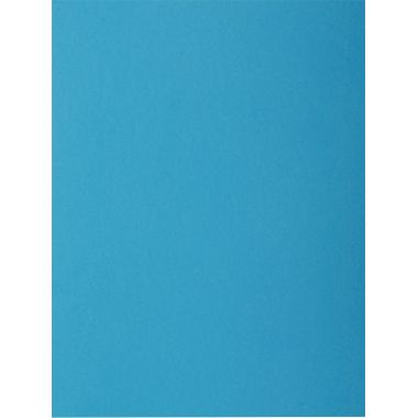 Paquet de 50 chemises 2 rabats ROCK"S 210g, format 24x32 cm, bleu