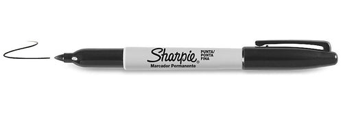 Marqueur Sharpie pointe fine ogive noir