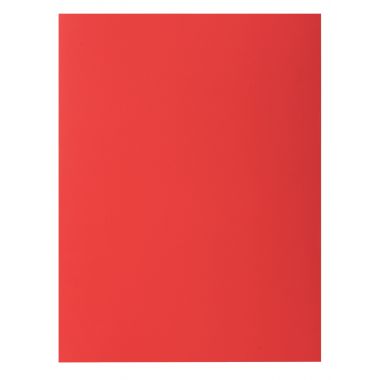 Paquet de 100 chemises 210g ROCK"S format 24x32 cm, rouge