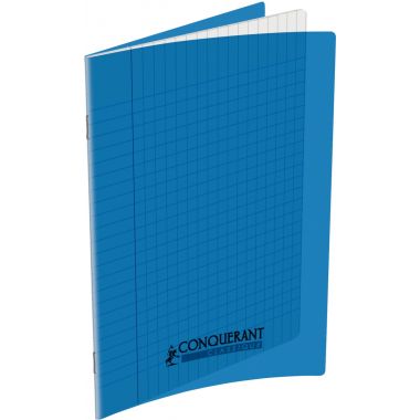 Cahier Polypro bleu - 17x22 cm - 96 pages