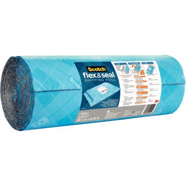 Rouleau d'expédition bulle auto-adhésif FLEX&SEAL 38cm x 6m