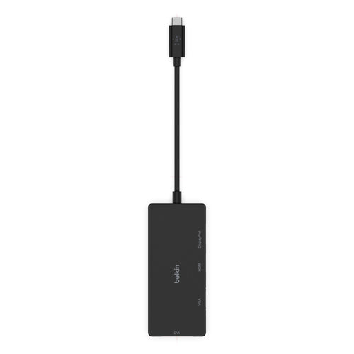 Belkin AVC003BTBK station d'accueil Avec fil USB 3.2 Gen 1 (3.1 Gen 1) Type-C Noir